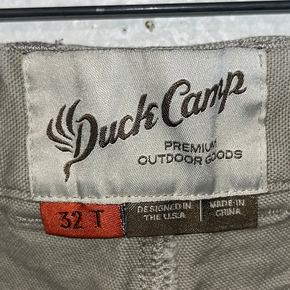 Duck Camp Canvas Brush Pants  Men's Size 32 Tall Hunting Outdoors with Cordura - Picture 3 of 10